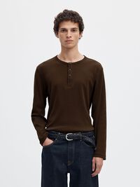 T-SHIRT  Z DŁUGIM RĘKAWEM, Demitasse, highres