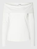 Selected VISKOSEMIX OFF SHOULDER TOP, Snow White, highres - 16093031_SnowWhite_001.jpg