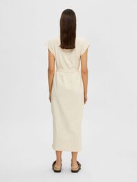 MANGAS JAPONESAS VESTIDO MIDI, Birch, highres