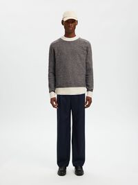 LANGÄRMELIGER STRICKPULLOVER, Demitasse, highres