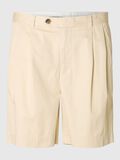 Selected PLEATED CHINO SHORTS, Fog, highres - 16096749_Fog_001.jpg