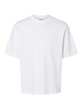 Selected LOOSE FIT T-SHIRT, Bright White, highres - 16094143_BrightWhite_001.jpg