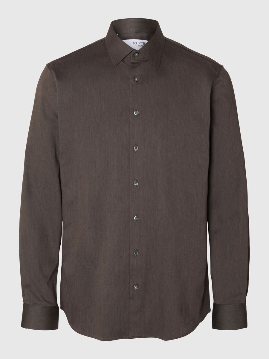 Selected SLIM FIT STRETCH SHIRT, Morel, highres - 16092939_Morel_1201634_001.jpg