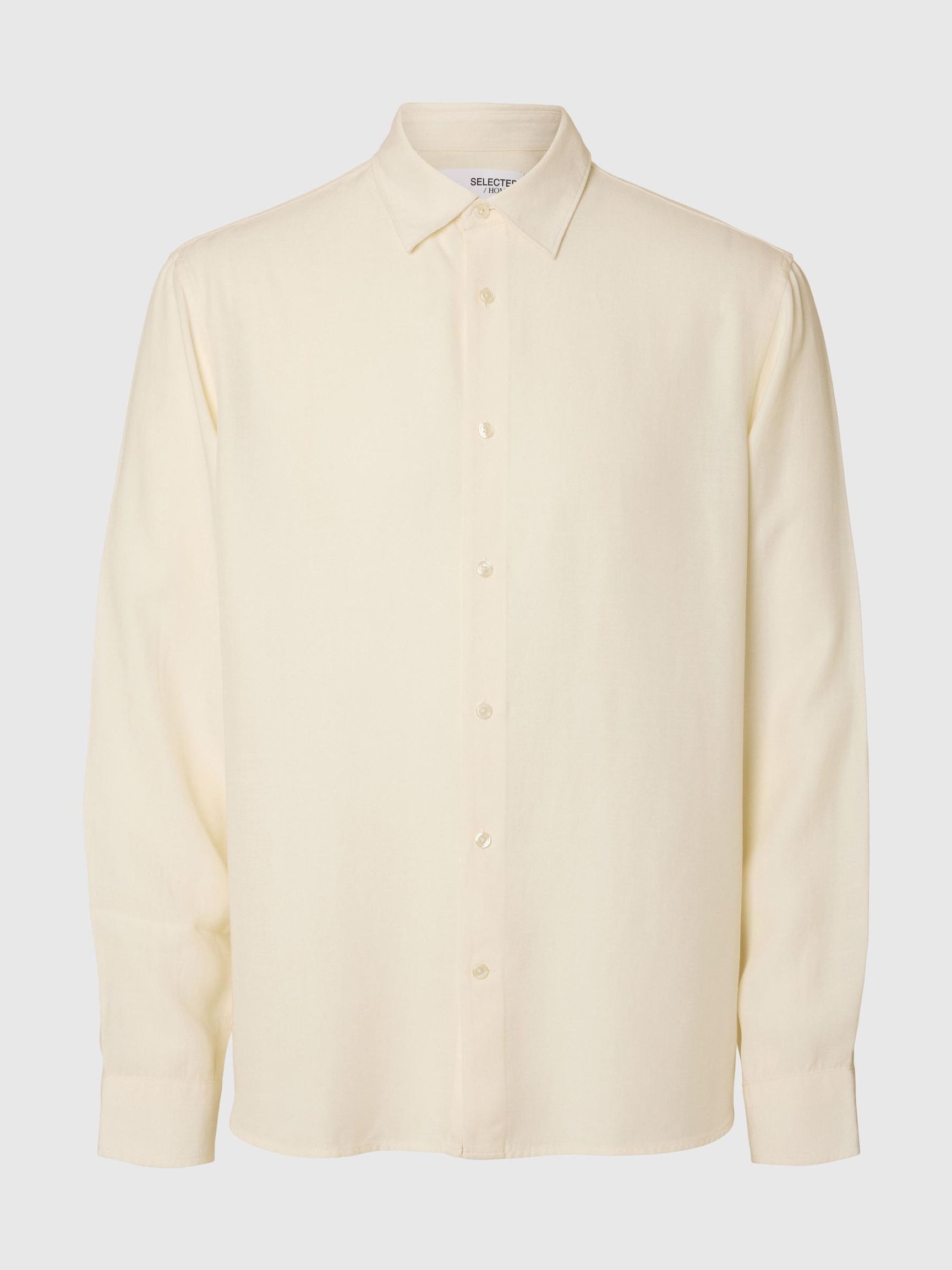 CORTE RELAJADO CAMISA, Egret, highres