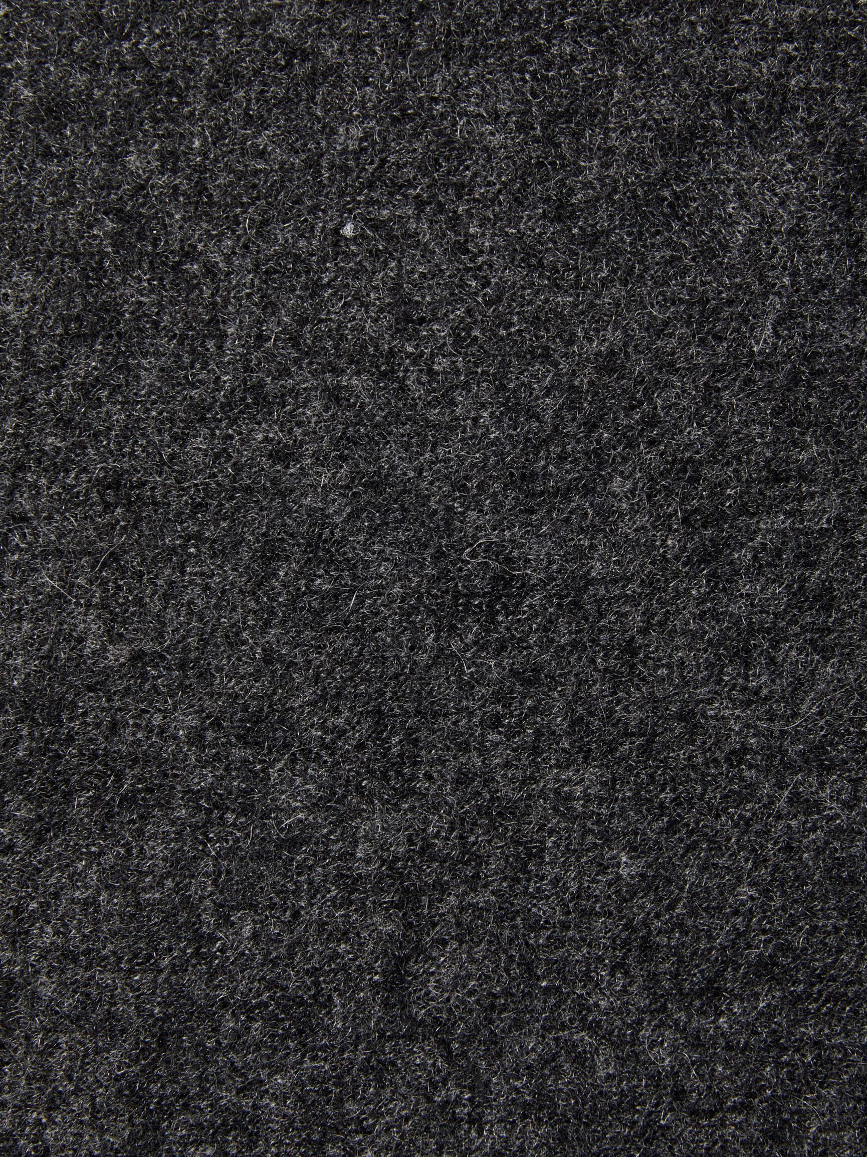100% CASHMERE SCARF, Dark Grey Melange, highres