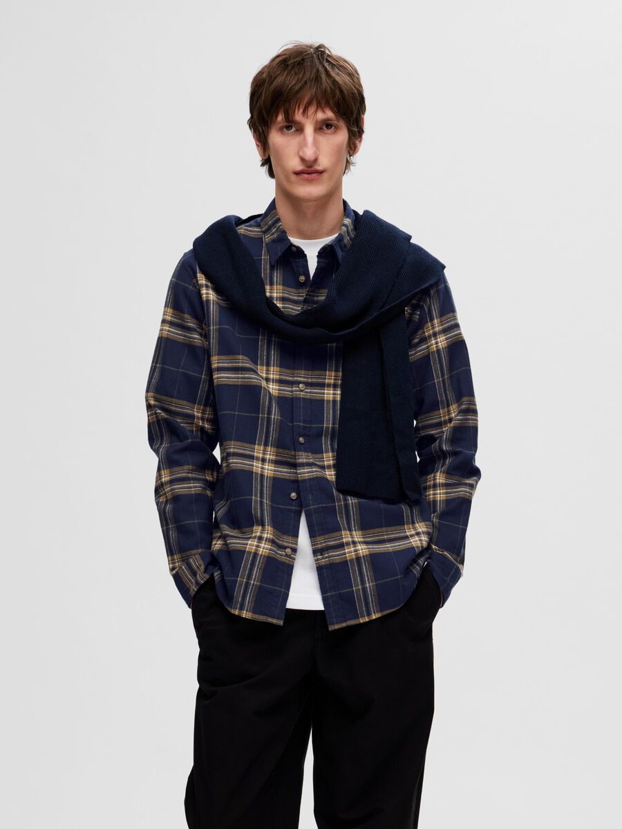 Selected FLANEL OVERHEMD, Sky Captain, highres - 16091358_SkyCaptain_1124440_003.jpg