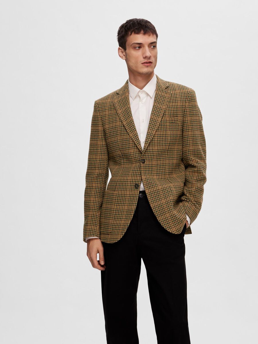 Selected GERUIT WOLMIX BLAZER, Brownie, highres - 16092021_Brownie_1068589_003.jpg
