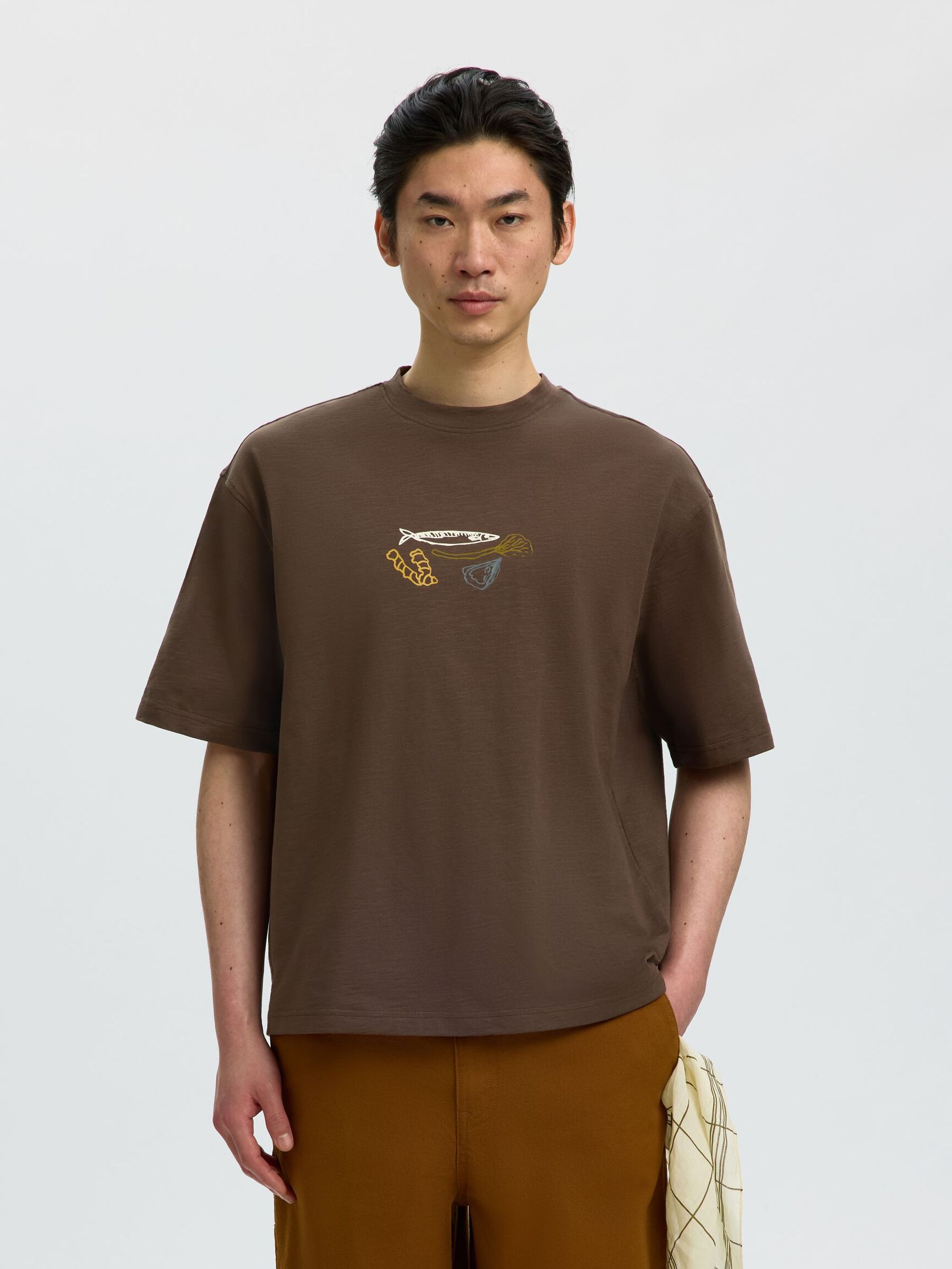 IMPRIMÉE T-SHIRT, Turkish Coffee, highres