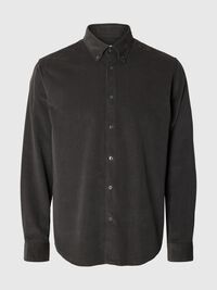 COTTON  CORDUROY SHIRT, Dark Shadow, highres