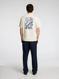 PRINT T-SHIRT, Cloud Dancer, highres