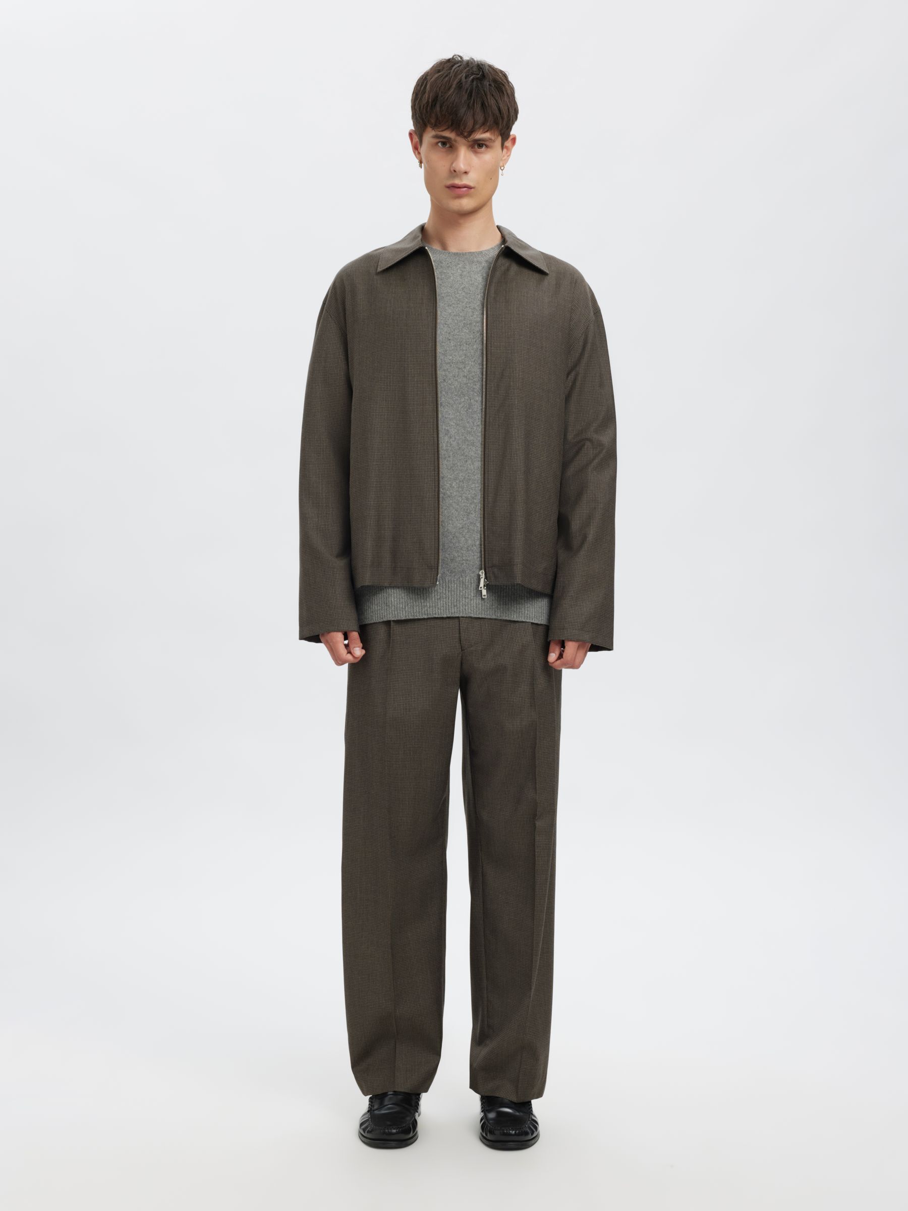 WOOL OVERSHIRT, Major Brown, highres