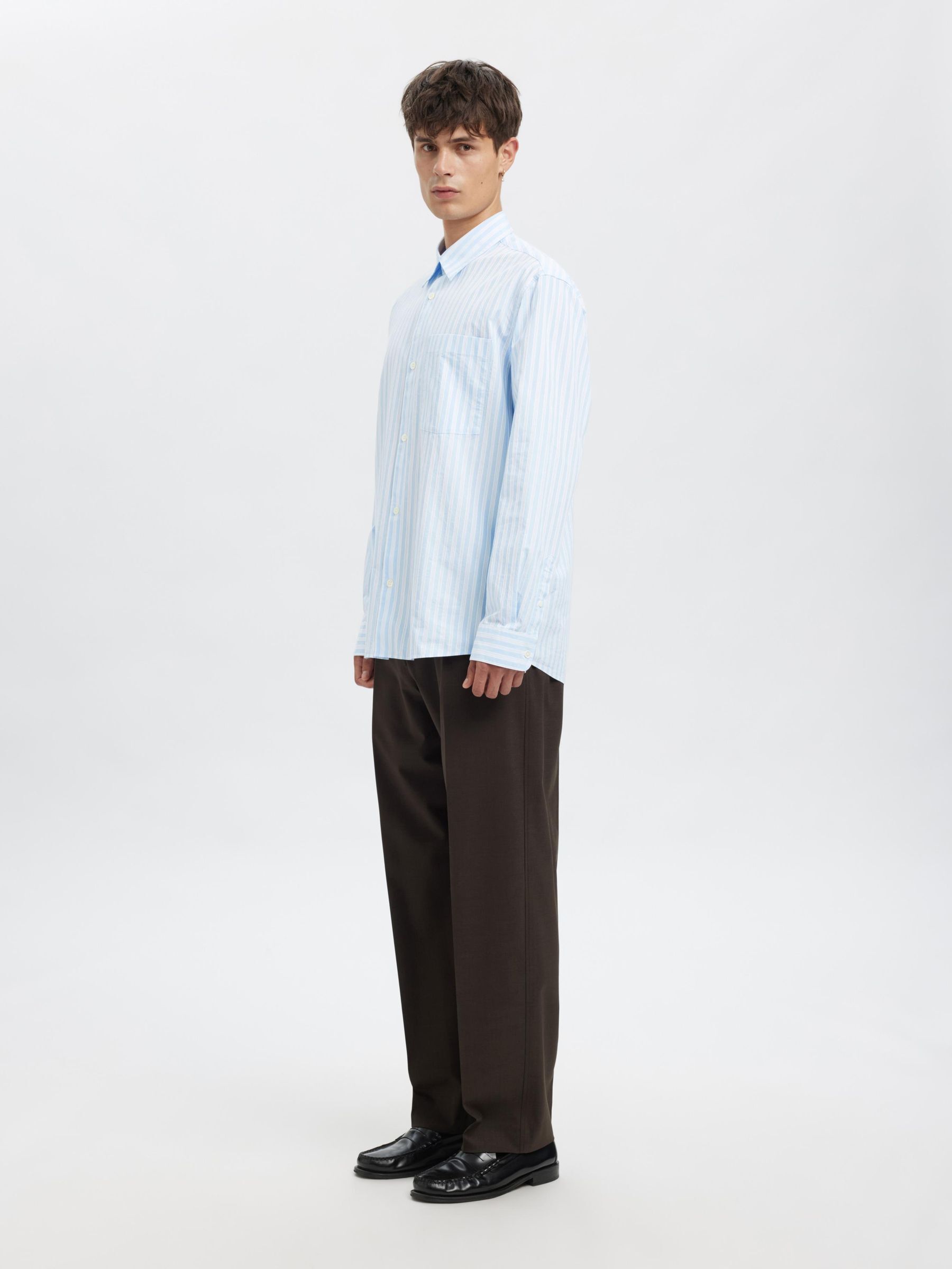RELAXED FIT HEMD, Cashmere Blue, highres