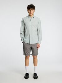 COTON FLEX SHORT, Asphalt, highres
