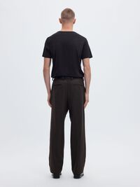 COL EN V T-SHIRT, Black, highres