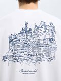 Selected LOOSE FIT PRINTED T-SHIRT, Bright White, highres - 16097657_BrightWhite_006.jpg