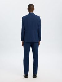 SLIM FIT DOBBELTRADET BLAZER, Dark Navy, highres