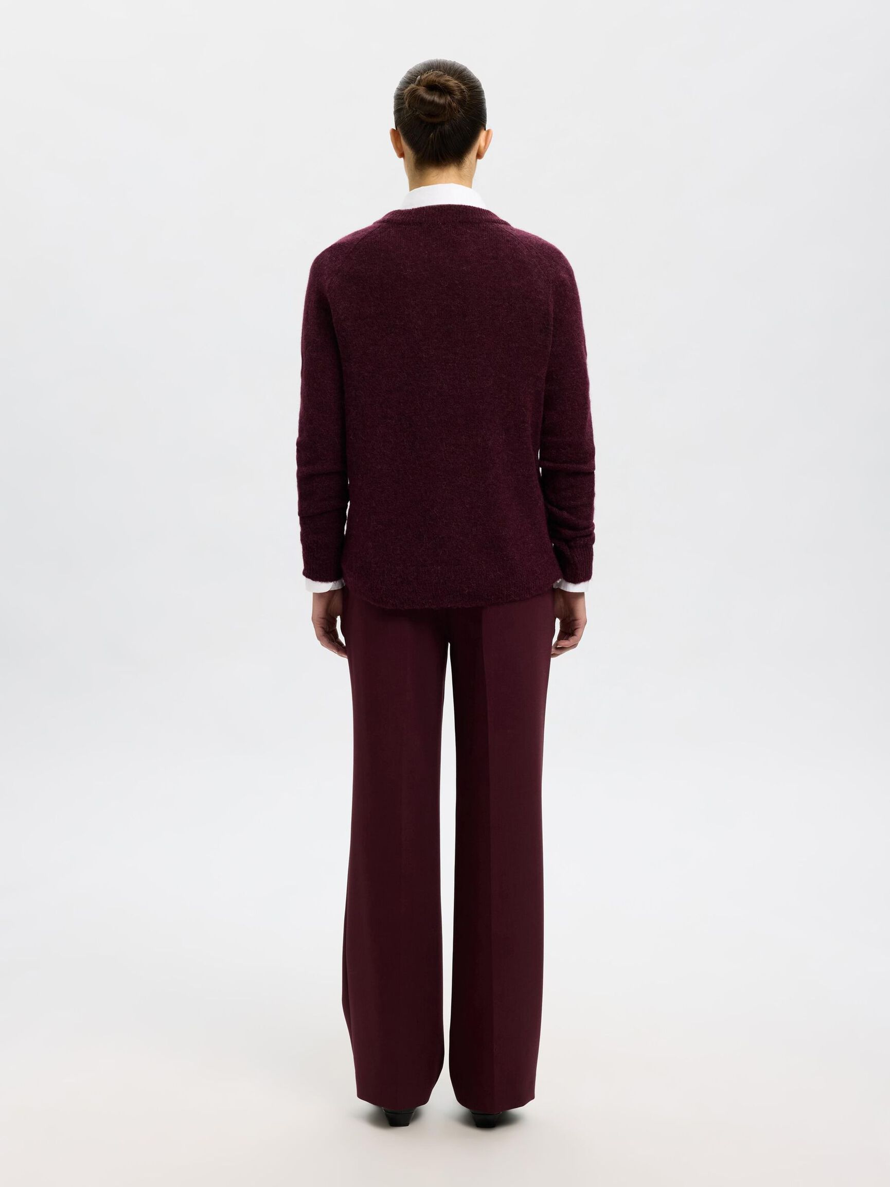 LONG-SLEEVED KNITTED JUMPER, Fig, highres