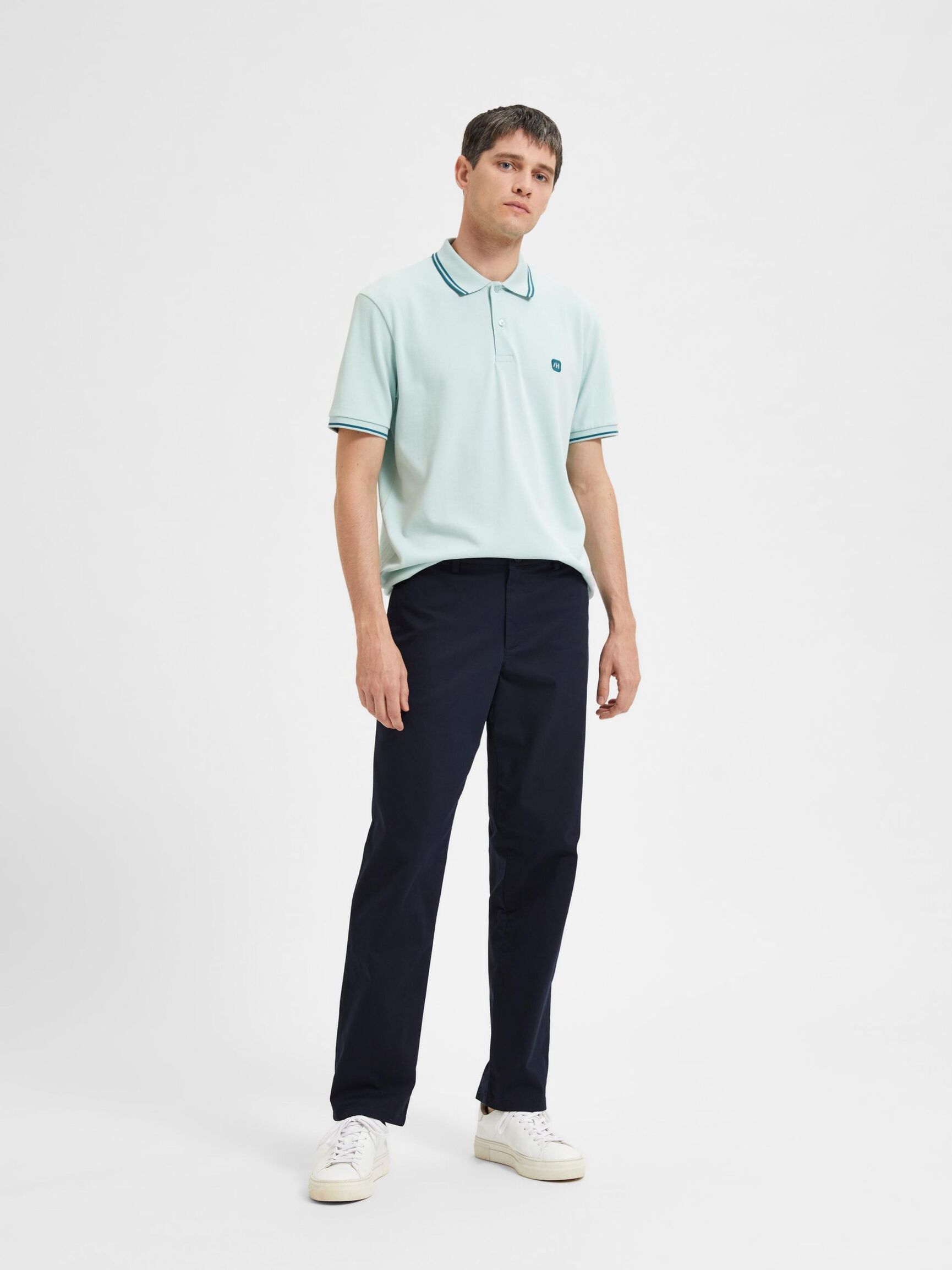 196 STRAIGHT FLEX CHINOS, Dark Sapphire, highres