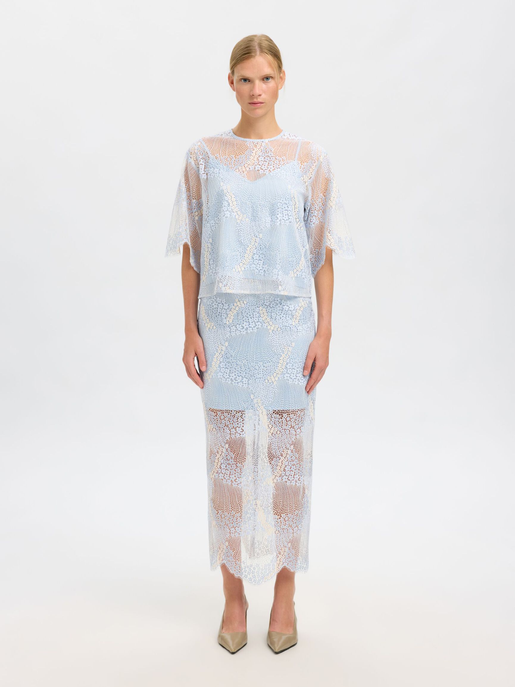 GONNA MIDI, Cashmere Blue, highres
