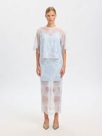 GONNA MIDI, Cashmere Blue, highres