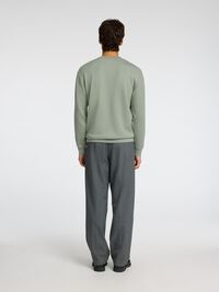 VISCOSE BLEND SWEATSHIRT, Iceberg Green, highres
