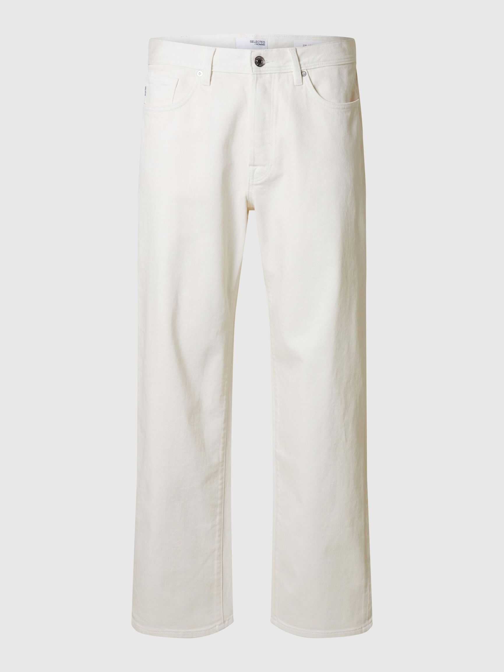 JEANS LOOSE FIT, Egret, highres