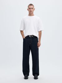 SURDIMENSIONNÉ À MANCHES COURTES T-SHIRT, Bright White, highres