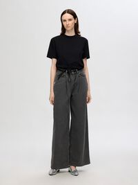 BUNDFALTEN WIDE FIT JEANS, Grey Denim, highres