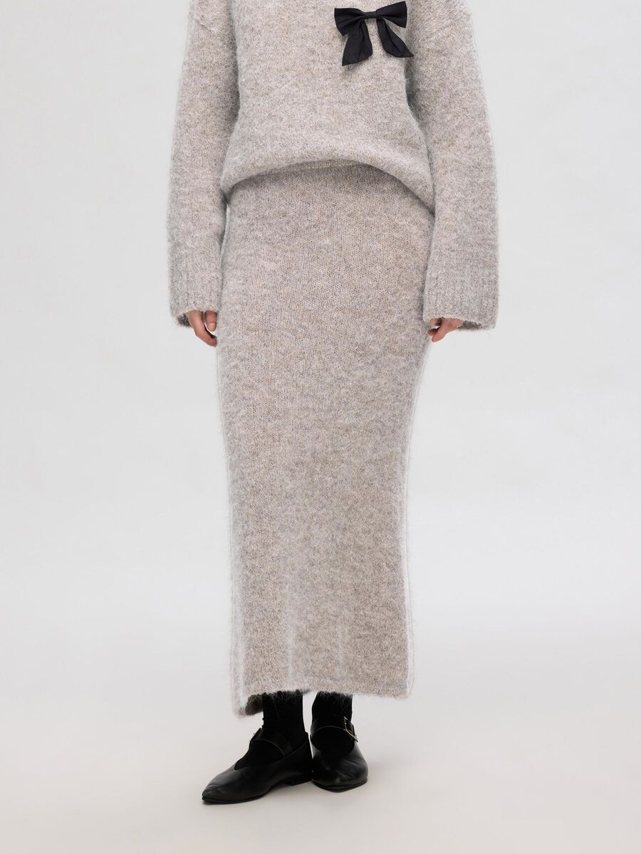 Selected KNITTED MIDI SKIRT, Steel Gray, highres - 16094537_SteelGray_1131158_003.jpg