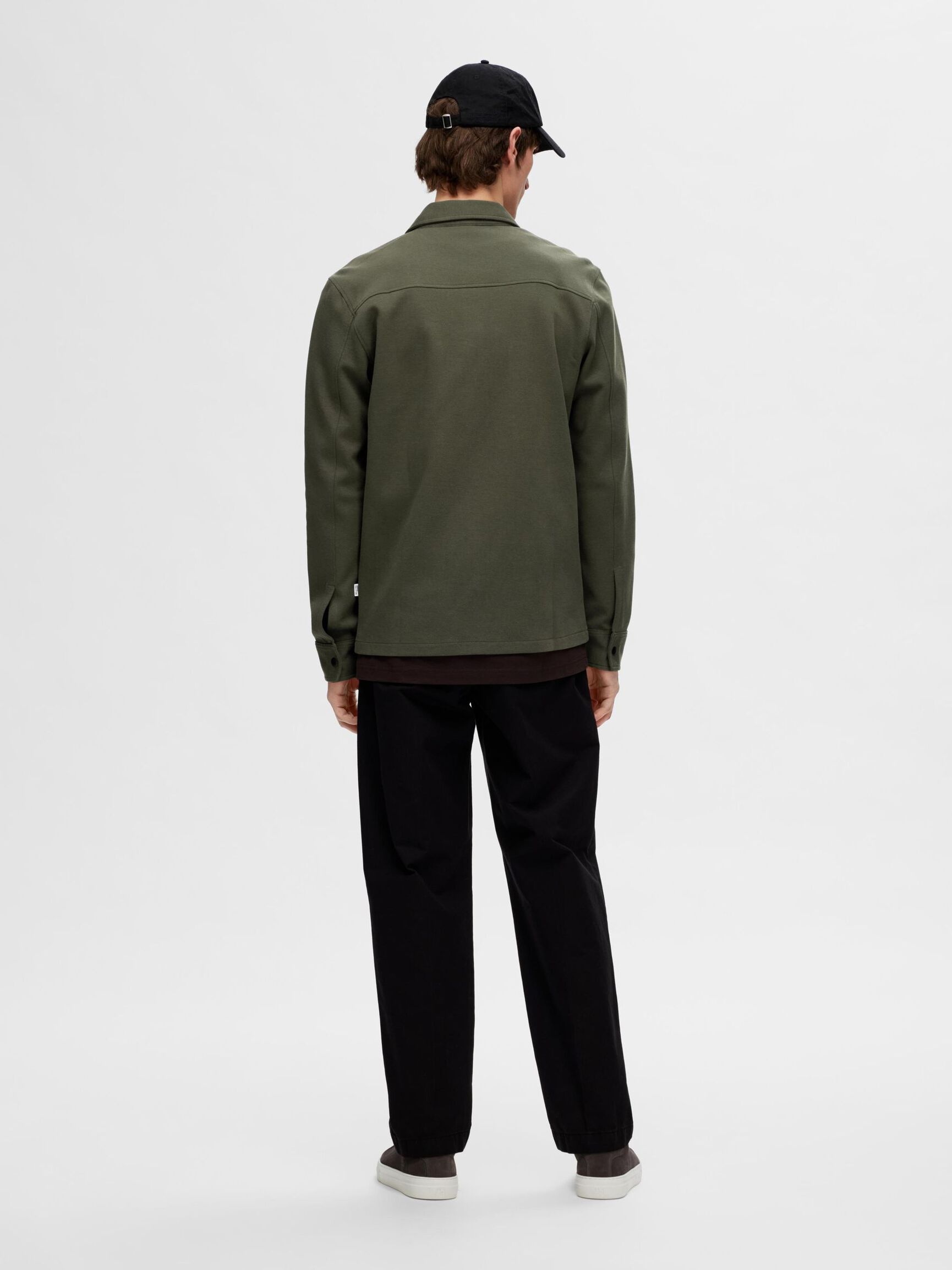 CLASSIC OVERSHIRT, Forest Night, highres