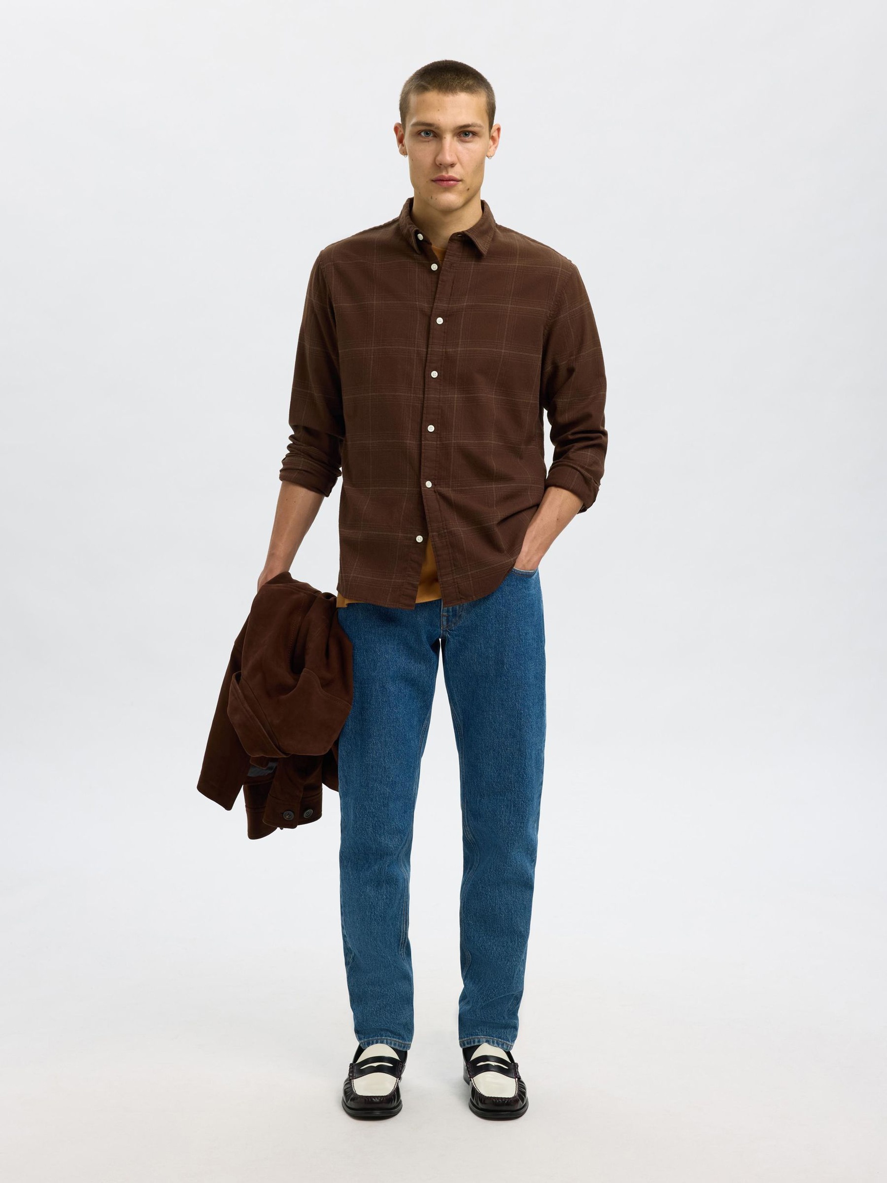 FLANNEL SHIRT, Demitasse, highres