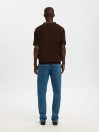 MANCHES COURTES POLO EN MAILLE, Delicioso, highres