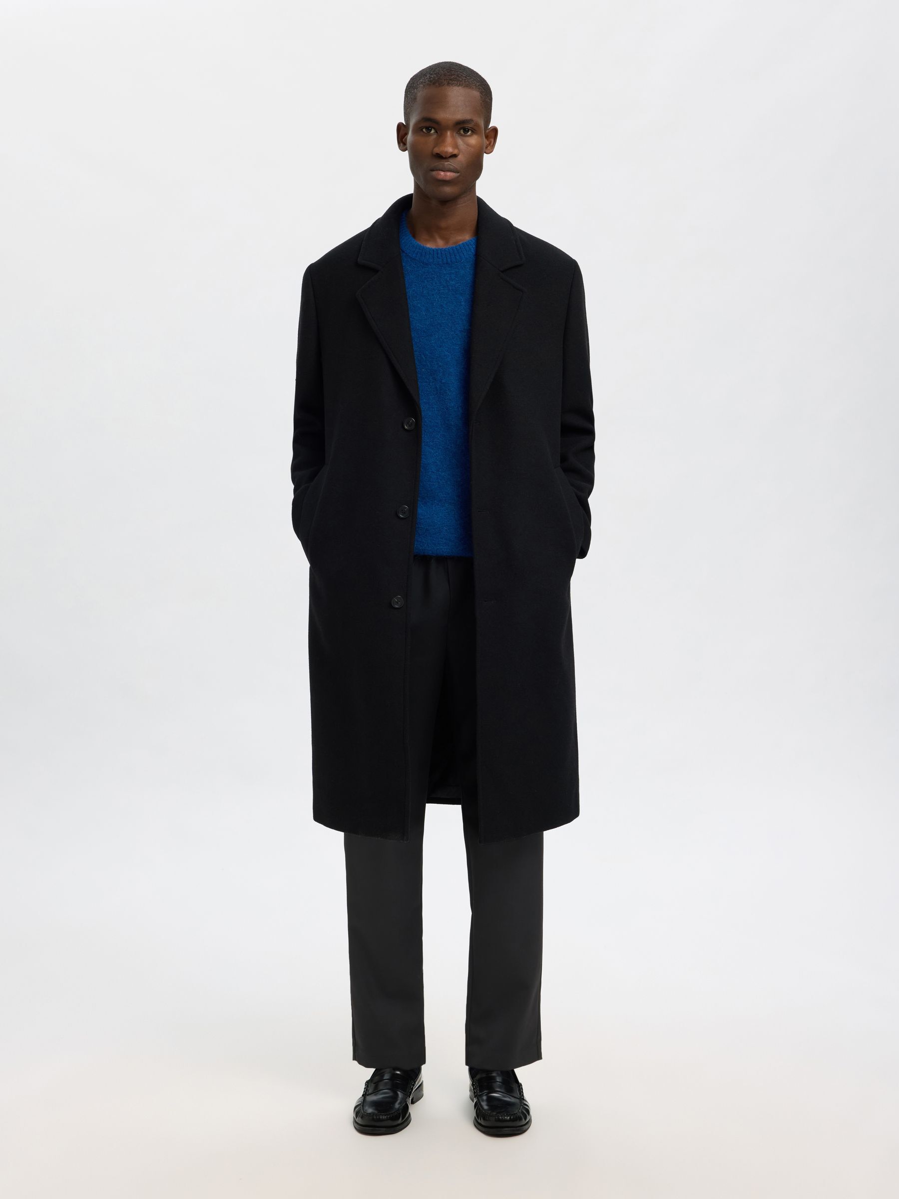 196 STRAIGHT LEG HOSE, Black, highres