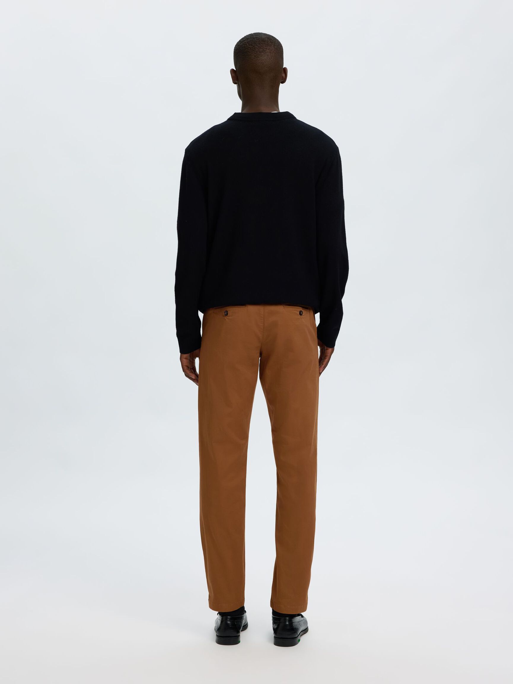 175 SLIM FIT FLEX CHINOS, Toffee, highres