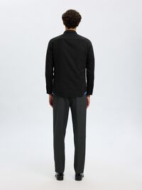 REGULAR FIT OVERHEMD, Black, highres
