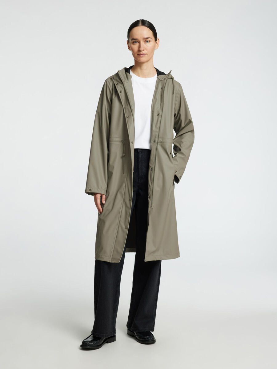 Selected WATER-REPELLENT RAIN JACKET, Vetiver, highres - 16085490_Vetiver_003.jpg