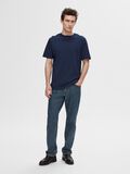 Selected SHORT-SLEEVED RELAXED FIT T-SHIRT, Navy Blazer, highres - 16077385_NavyBlazer_005.jpg