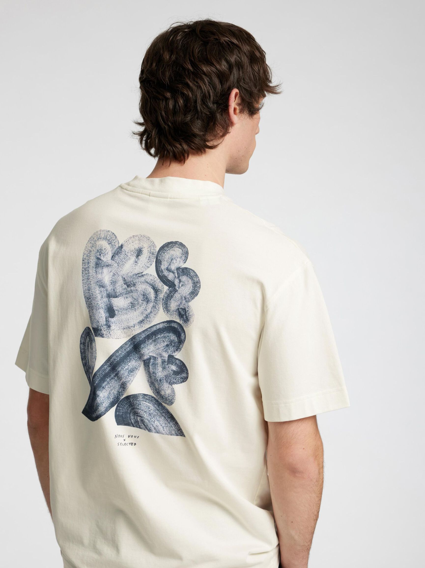 PRINTET T-SHIRT, Cloud Dancer, highres