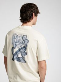 PRINT T-SHIRT, Cloud Dancer, highres