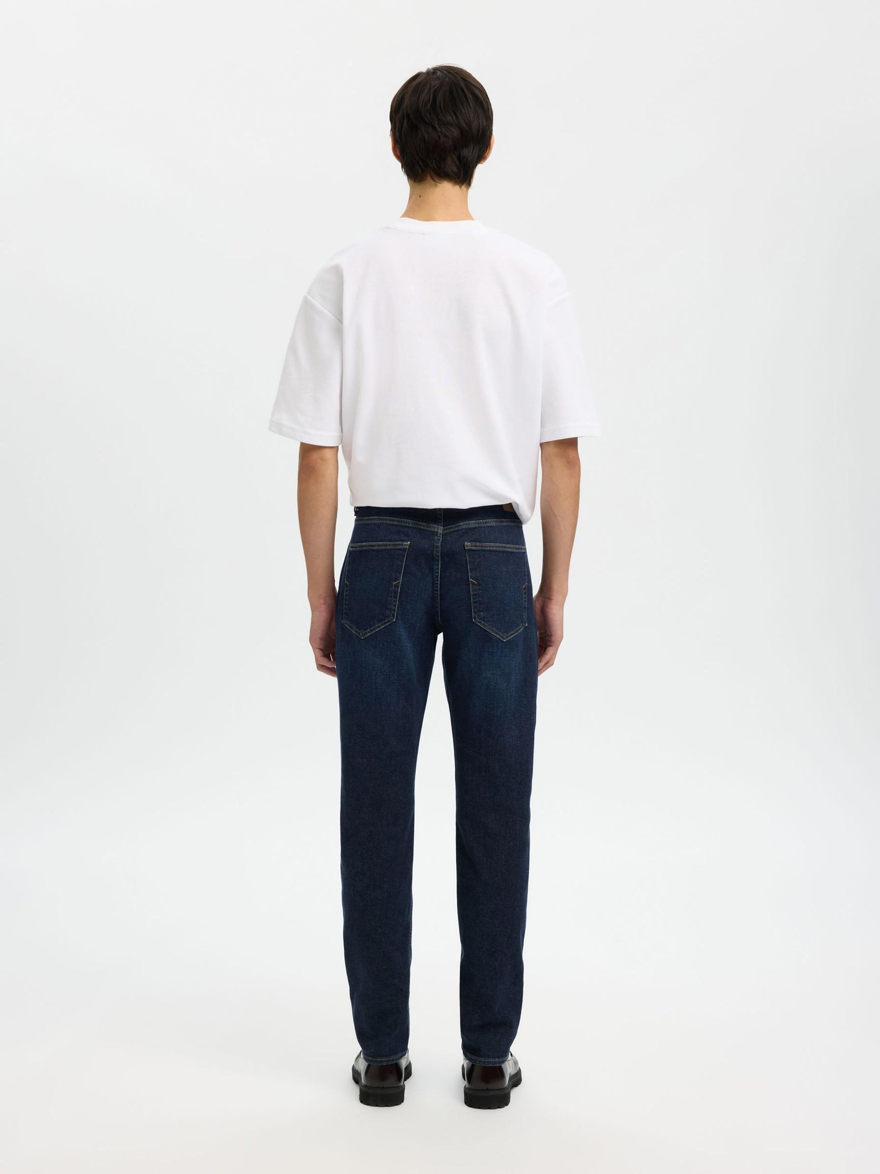 75 FLEX SLIM FIT JEANS, Dark Blue Denim, highres