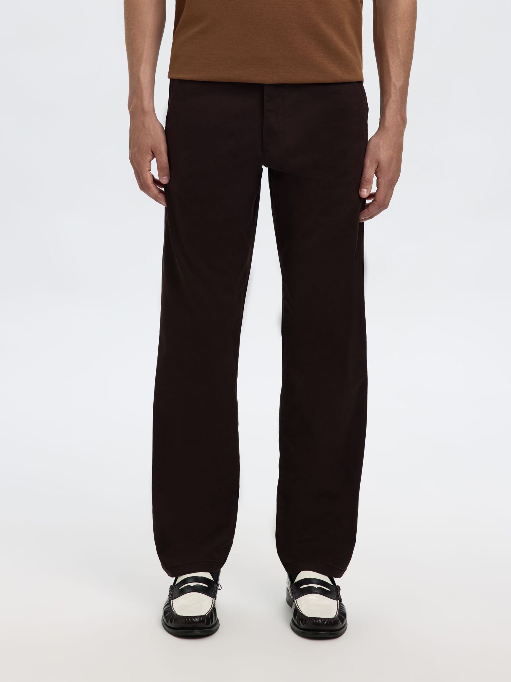 196 STRAIGHT FLEX CHINOS, Chocolate Torte, highres
