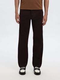 196 STRAIGHT FLEX CHINOS, Chocolate Torte, highres