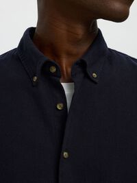 100% COTTON BUTTON-DOWN SHIRT, Sky Captain, highres