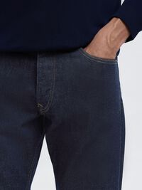 190 JEANS AJUSTADOS, Dark Blue Denim, highres