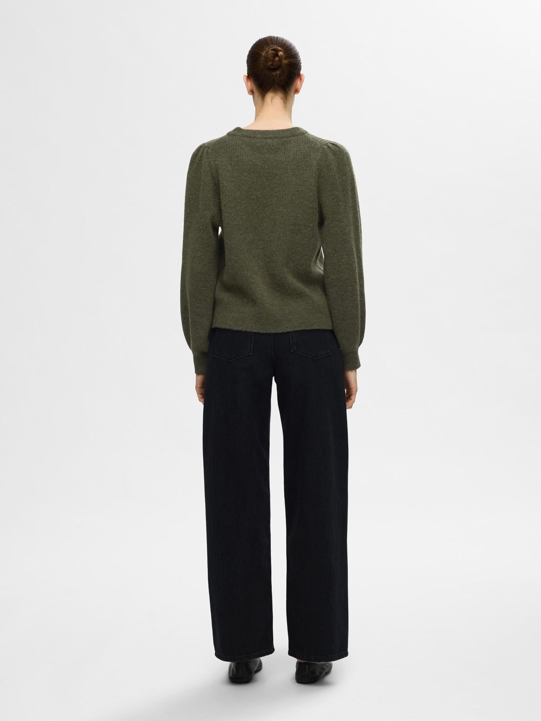 WOOL BLEND KNITTED JUMPER, Kalamata, highres