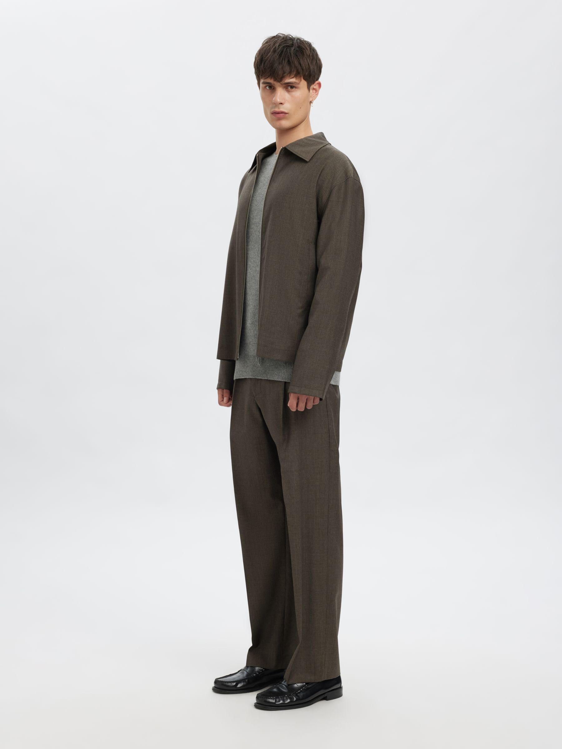 WOOL OVERSHIRT, Major Brown, highres