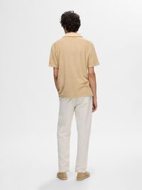 TERRYCLOTH POLO SHIRT, Pure Cashmere, highres