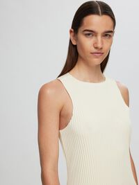 SLEEVELESS MAXI DRESS, Birch, highres