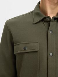 CLASSIC OVERSHIRT, Forest Night, highres
