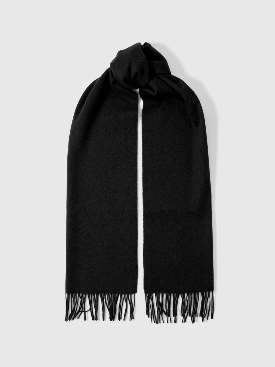Product tile image - 100% WOOL SCARF, Black | 16098768_Black